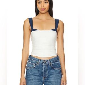 Free people two tone tank Top